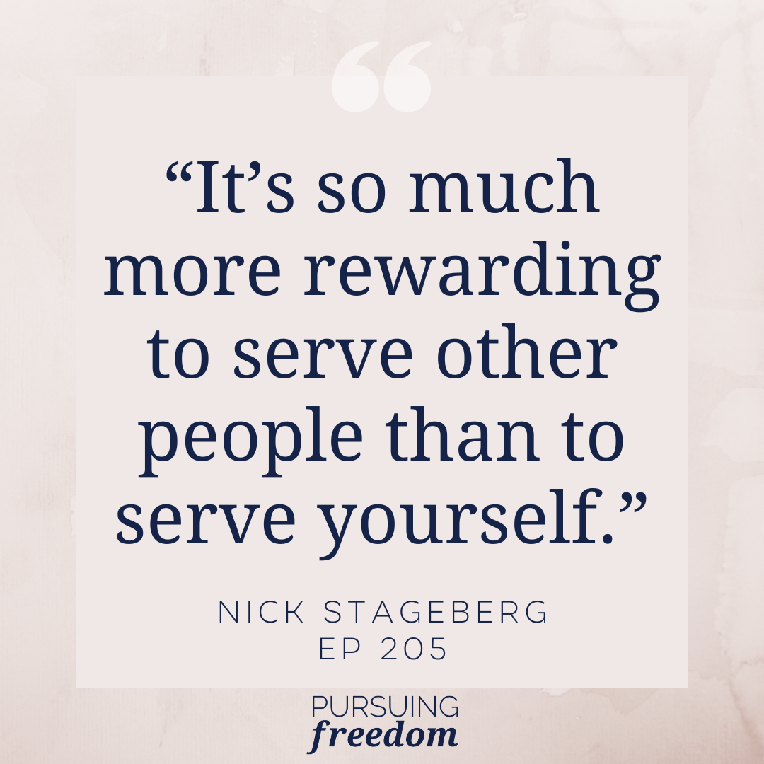 Nick Stageberg quote